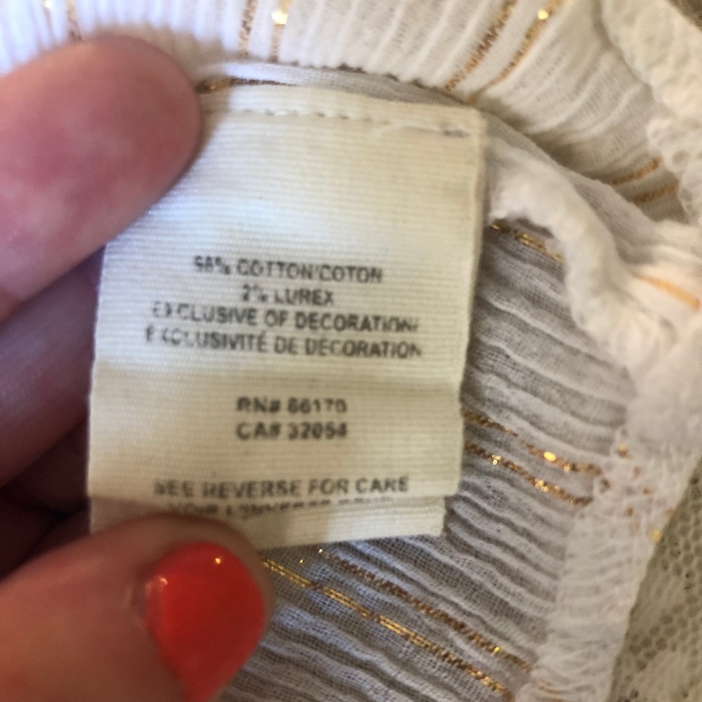 Final Sale! Free People Crop Top with Lace and Beading S - Picture 5 of 5